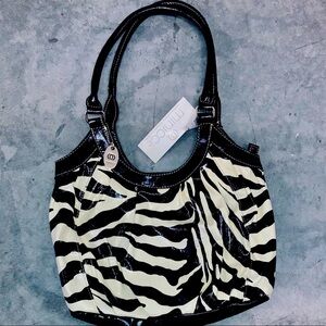 NWT Minicci zebra print purse